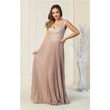 Formal Dress Shops Inc Mother Of The Bride Dress Plus Size Rose Gold 8