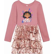 Disney Little Girls Minnie Mouse Encanto Girls Tutu Dress - Mirabel, Minnie Mouse Dress For Girls (Sizes: 2T-6X)
