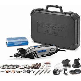 Dremel 4300-5/40 High Performance Rotary Tool Kit With LED Light- 5 Attachments & 40 Accessories- Engraver, Sander, And Polisher- Perfect For