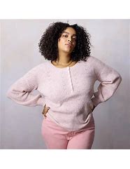 Image result for Pink Pullover Sweater