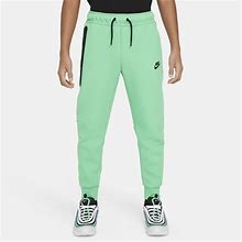 Nike Sportswear Tech Fleece Big Kids' (Boys') Pants In Green, Size: XL | FD3287-363