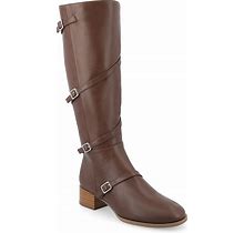 Journee Collection Elettra Boot | Women's | Dark Brown | Size 8 | Boots