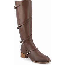 Journee Collection Elettra Boot | Women's | Dark Brown | Size 10 | Boots