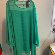 Buxom Curvy Dresses | New, Beautiful Green Dress, Size 3X | Color: Green | Size: 3X