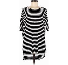 Lularoe Casual Dress: Black Stripes Dresses - Women's Size 2X-Small