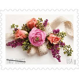2020 Garden Corsage USPS Forever First-Class Postage Stamps 100Pcs/Pack