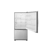 Whirlpool Brand New WRB322DMBM - 33-Inches Wide Bottom-Freezer Refrigerator With Spill Guard Glass Shelves - 22 Cu. Ft