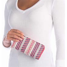 Isabella Rhea Bags | Isabella Rhea Woven Zip Around Wallet Boho | Color: Silver | Size: Os