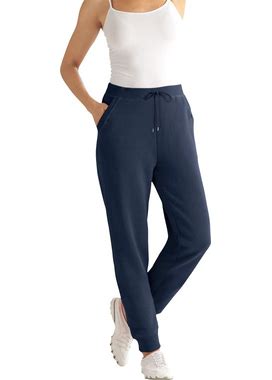 Plus Size Women's Better Fleece Jogger Sweatpant By Woman Within In Navy (Size 2X)