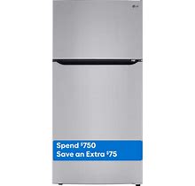 LG Garage Ready Internal Water Dispenser 23.8-Cu Ft Garage Ready Top-Freezer Refrigerator (Stainless Steel) ENERGY STAR | LRTLS2403S