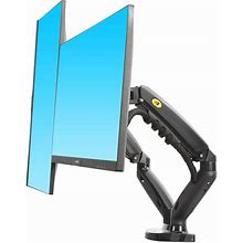 North Bayou Dual Monitor Mount LCD LED Monitor Desk Mount Stand Open Box- NEW!!