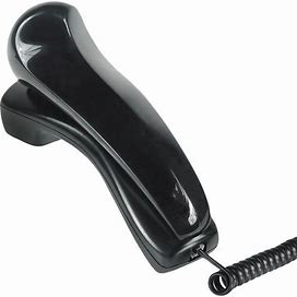 Softalk 101m Black Telephone Shoulder Rest With Microban Antimicrobial Protection