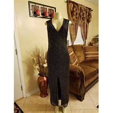Venus Deep V Sequin Formal Dress Orig $99 Sale $ 35 Size 12(L)
