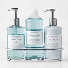 WS Fleur De Sel Hand Soap & Lotion 4-Piece Kitchen Essentials Set, Deluxe, Stainless-Steel | Williams Sonoma