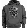 Gildan Mens Graphic Hoodie Skulls Sweatshirt Gifts Men Clothing Appare