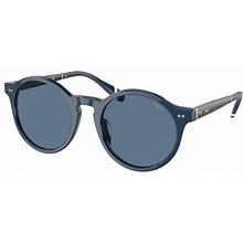 Polo Sunglasses PH4204U 546580 Shiny Navy Blue 53mm Male Acetate Blue