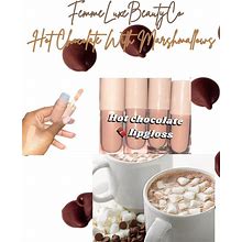 NEW! Hot Chocolate With Marshmallows Lipgloss (Vegan & Cruelty Free)
