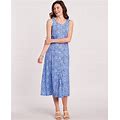 Blair Women's Fresh Pick Sundress - Blue - L - Misses