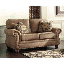 Ashley Larkinhurst Earth Loveseat, Brown Traditional Couches From Coleman Furniture