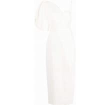 Acler - Allister Column Midi Dress - Women - Polyester - 12 - White