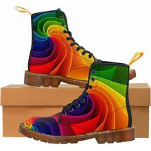 Women's Canvas Boots, Bright Colored Boots, Boots, Women's Boots