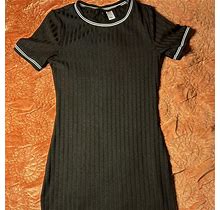 H&M Women's Bodycon Dress - Black - 10