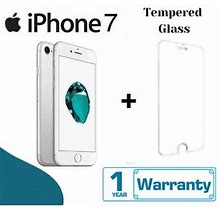 Apple Silver Restored iPhone 7 32Gb Factory Unlocked Smartphone With 1-Year Warranty & Tempered Glass (Refurbished) Size 1