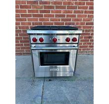 Wolf GR304 Stainless Steel Natural Gas Range / Oven 30", 4.4 Cu. Ft