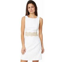 Lilly Pulitzer Siarra Stretch Dress Women's Dress Resort White Caliente Pucker Jacquard : 12