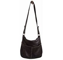 The Sak Crossbody Bag Black 100% Leather Purse