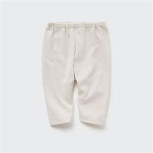 Kid's Airism Relaxed-Fit Ribbed Cropped Leggings With Quick-Drying | Natural | Age 3 | UNIQLO US