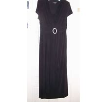 R&M Richards Woman's Formal Dress Size14p, Made In Usa, Black,