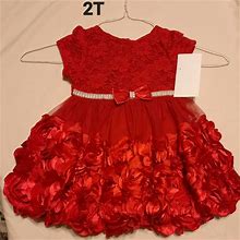 Nannette Dresses | Nanette Baby Dress | Color: Red | Size: 2Tg