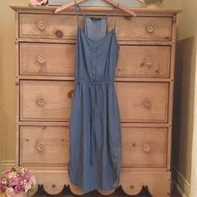 New Look Dresses | New Look Denim-Style Dress Size 8 | Color: Blue | Size: 8