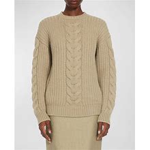 Max Mara Cable Knit Sweater , Women's, L, Sweaters Cable-Knit Sweaters