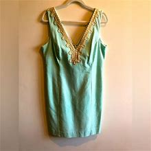 Lilly Pulitzer Dresses | Lilly Pulitzer Sea Foam Green Shift Dress | Color: Green | Size: 14