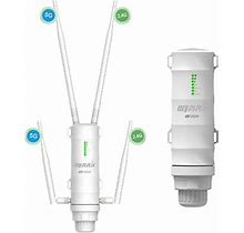Ac1200 Long Range Outdoor Wifi Mesh Extender With Ethernet Port &