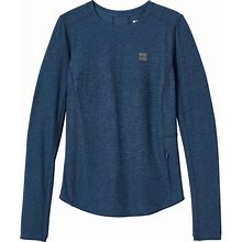 Women's Plus AKHG Meltwater Long Sleeve Crew - Blue - Duluth Trading Company