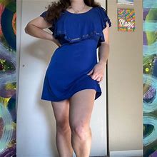 Guess Women's Party Dress - Blue - 4