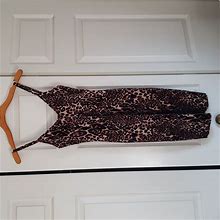 Windsor Dresses | Velvet Cheetah Dress | Color: Black/Brown | Size: S