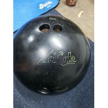 Vintage AMF Black "The Angle" Bowling Ball 15Lbs 13 Oz