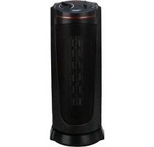 Powerzone Hpq15a-M Electric Ceramic Tower Black Heater 1500W 2420958