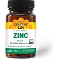 Country Life - Chelated Zinc (100 Tablets)