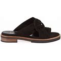 Aquatalia Shoes | Nwt Aquatalia Harley Suede Knot Sandals Slides | Color: Black | Size: 8.5