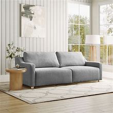 Serta Gabi 90.2" Upholstered Sleeper Sofa Polyester In Gray | 34.3 H X 90.2 W X 42.9 D In | Wayfair 5A57dfe5fd1e3310845659616e045de5