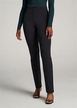 SLIM-Fit Dress Pants For Tall Women In Black 2 / Tall / Black