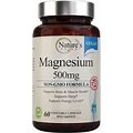 Magnesium Citrate 500Mg, 60 Capsules -Vegetarian, Gluten Free,Non-GMO