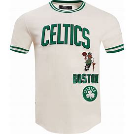 Pro Standard NBA Boston Celtics Retro Classic Men's Tee (Eggshell/ Kelly Green) S
