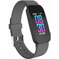 Itouch Active Fitness Tracker Heart Rate, Step Counter Compatible With iPhone & Android, Gray, 44 mm