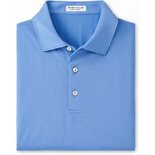 Men's Peter Millar Solid Stretch Jersey Performance Polo Shirt - Bonnet - Size 2X
